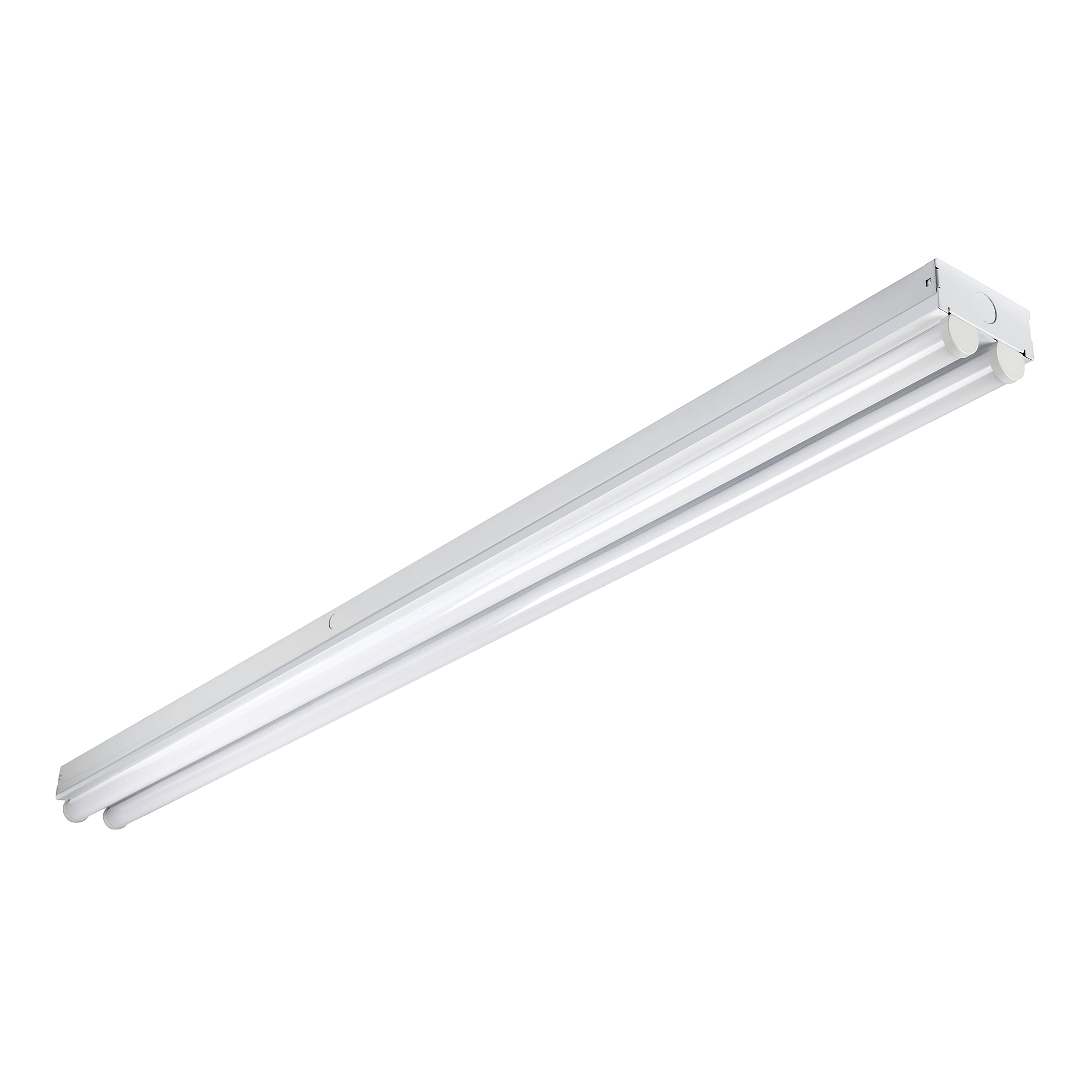 Metalux:4 ft. 2-Light Linear White Integrated LED Ceiling Strip Light for Commercial/Residential use with 4200 Lumens, 4000K